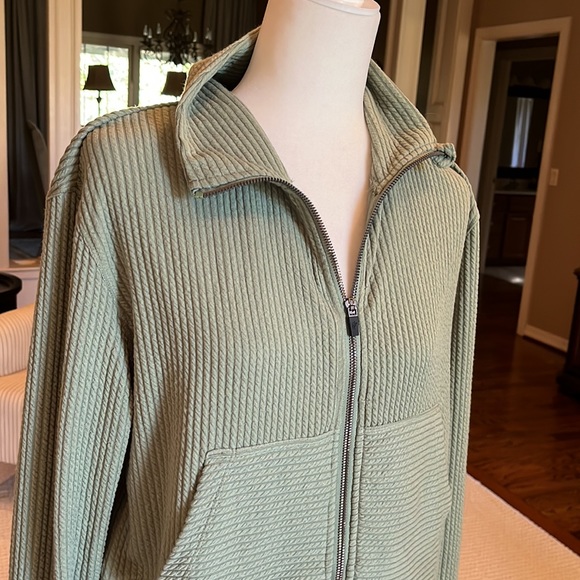 Nine West Active Green Zip Up Jacket - Picture 9 of 14